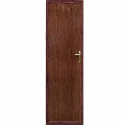 Brown Color Plain Pattern Pvc Designer Door For Home