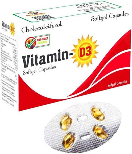 Vitamin D3 Softgel Capsules