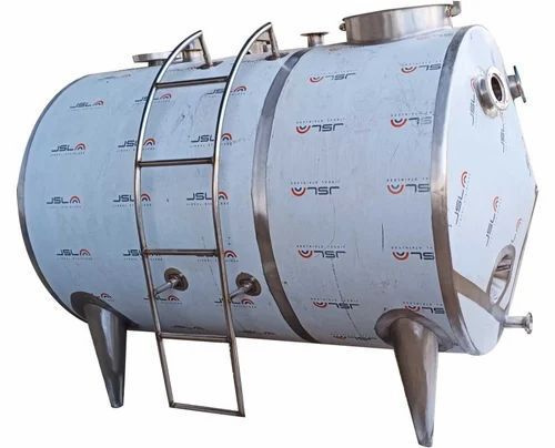 Stainless Steel Material Horizontal Milk Insulated Tank