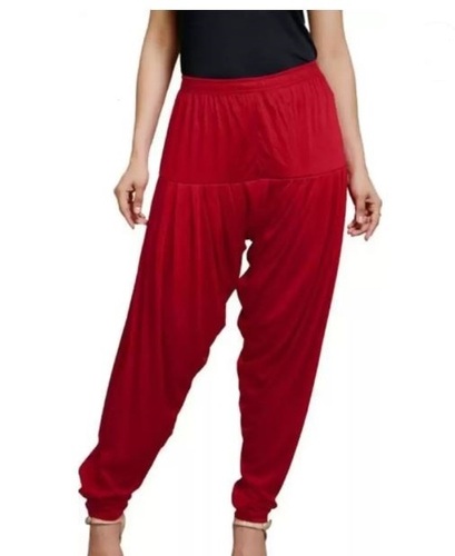 Ladies Patiala Salwar - Color: Red