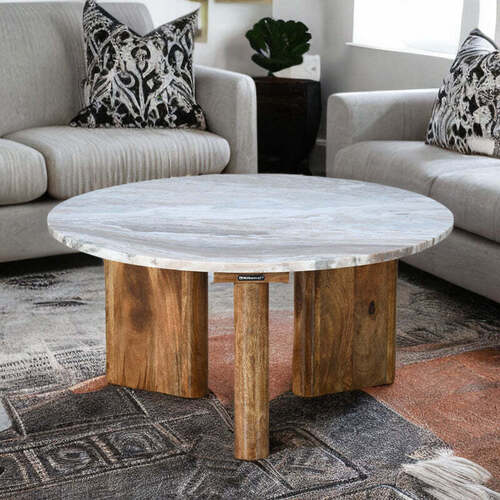 Marble coffee table