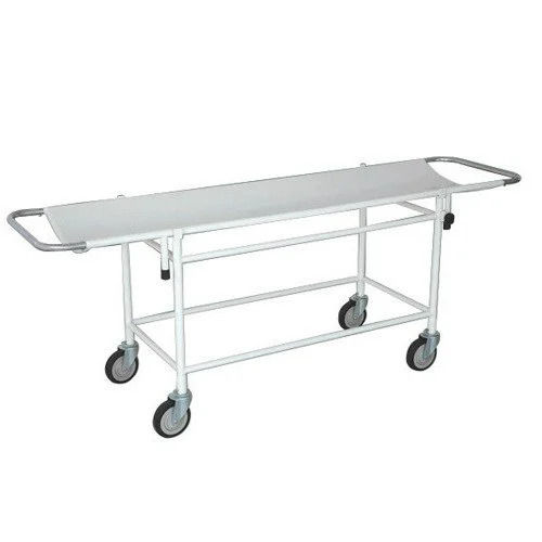 High Strength Durable Mild Steel Hospital Stretcher Trolley