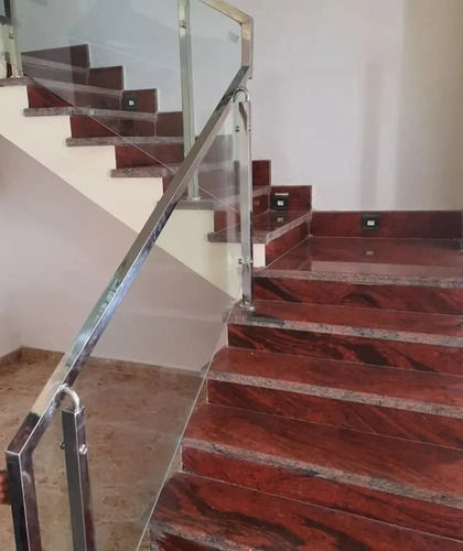 Stainless Steel Staircase Glass Railing