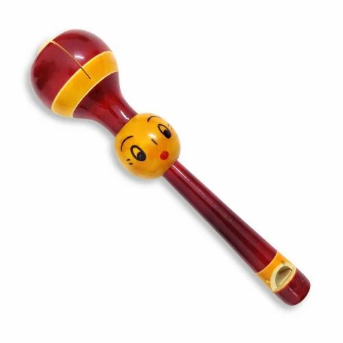 Wooden Handmade Non Toxic Channapatna Colourful Rattle Toys