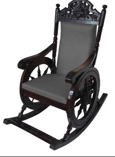 Antique Teak Wood Rocking Chair