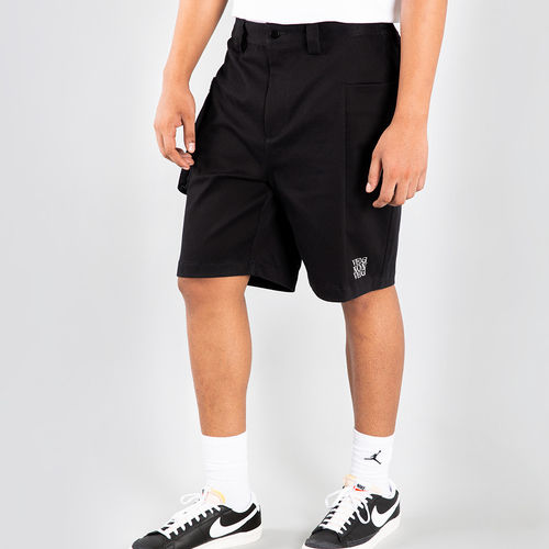 Black Color Cargo Shorts