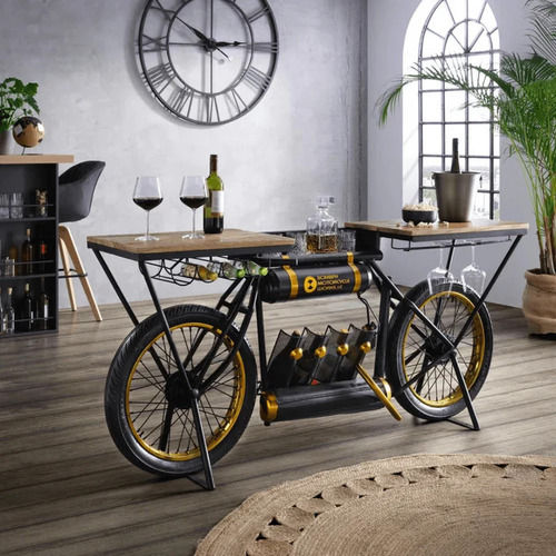 Handcrafted Bombay Bike Bar Counter