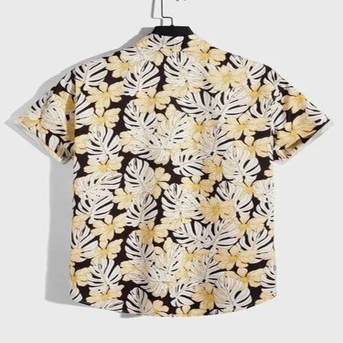 Floral Printed Mens Cotton Casual Shirts