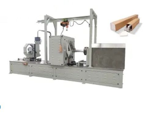 Square Paper Tube Making Machine Mitsubishi PLC Touch Screen