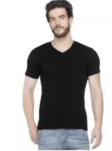 V Neck Black T Shirts 