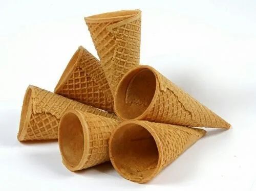 Chocolate Ice-Cream Cone With Crispy Texture