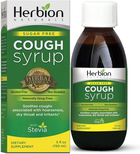 Herbion Naturals Throat Syrup Sugar Free By ALISKOSS WELLNESS PRIVATE LIMITED
