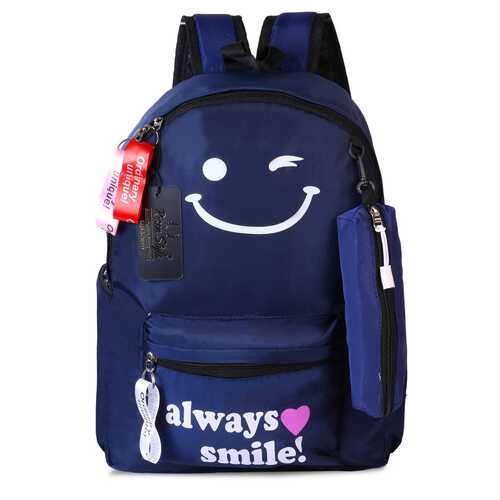 Small 18 L Laptop Backpack Very Stylish Always Smile Backpack