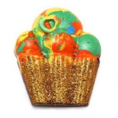 Multi Color Cupcake Shaped Crayon For Coloring And Drawing