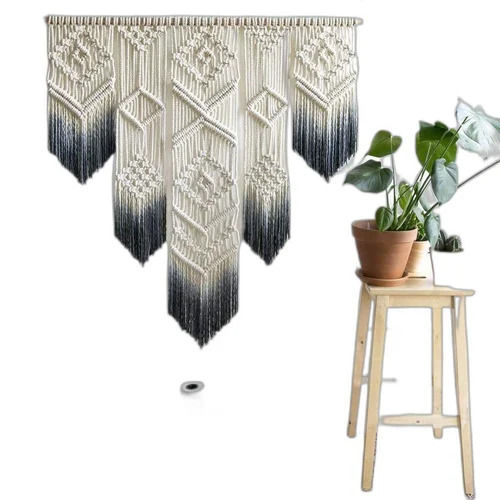 White Handmade Macrame Wall Hanging