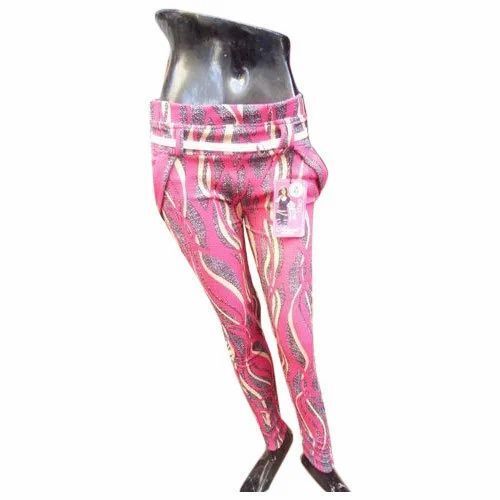 Multi Color Printed Pattern Ladies Designer Jeggings