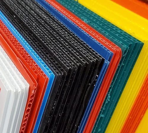 Eco Friendly Durable Multi-Color Corrugated Plastic Sheet