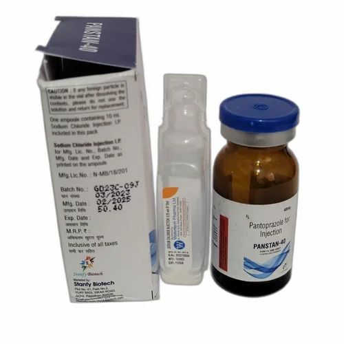 Medicine Grade Pharmaceutical Liquid Form Pantoprazole Injection