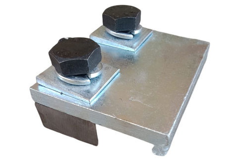 Polished Iron Rail Clamps for Easy To Fit Compact Size