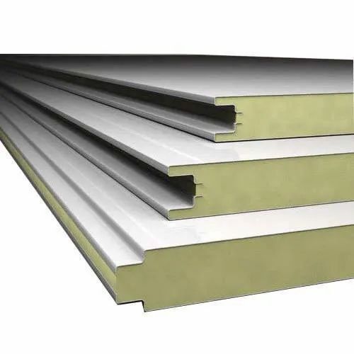 Plain Metal Insulated Sandwich Panel for Roofing Use