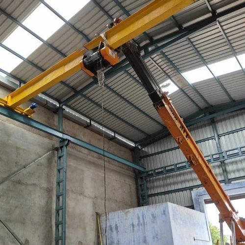 Floor Mounted Manually Operated Heavy-Duty High Efficiency Single Girder Eot Cranes