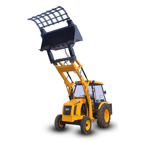 Telescopic Loader With Grab Bucket 