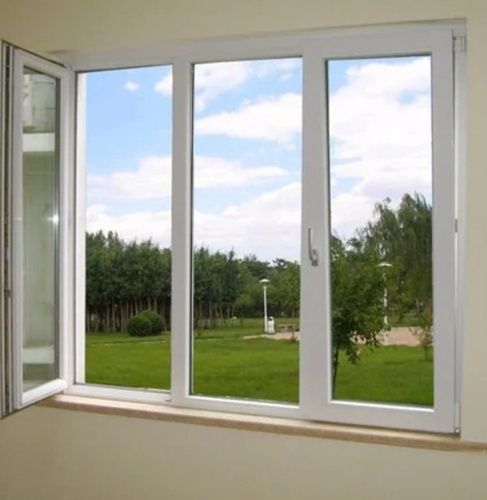 Upvc Glass Windows - Customized Size, White Color | Premium Quality, Weather Resistant, Hard Structure, Eye-Catching Appearance, Perfect Finishing, Incomparable Design