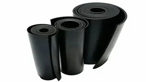 Black Color Plain Pattern Neoprene Rubber Sheets