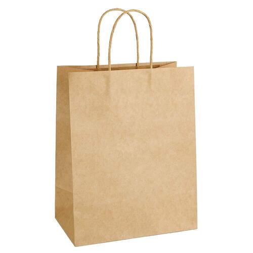 Easy To Use Brown Plain Paper Bags