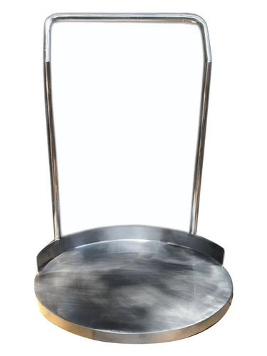 Platform Stainless Steel Round Trolley