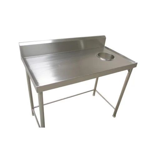 Stainless Steel Floor Mounted Dish Landing Table