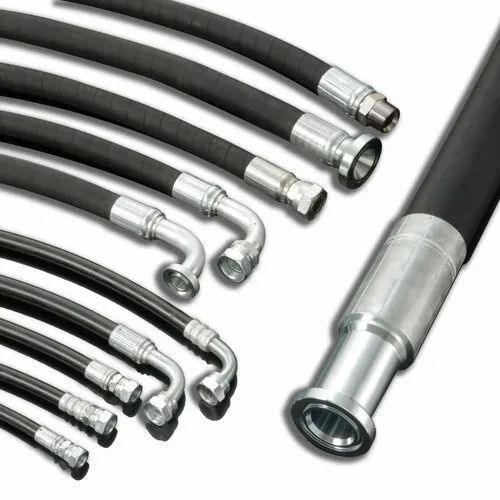 Flexible Industrial Use Black Hydraulic Hose