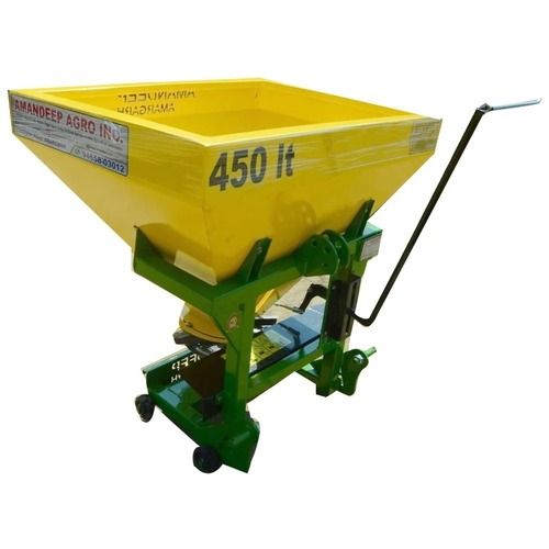 Mild Steel 450 L Agricultural Fertilizer Spreaders