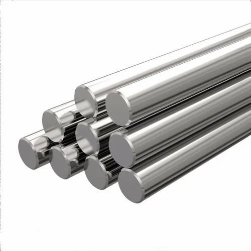 Silver Stainless Steel Round Bar