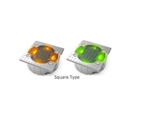 Easy Maintenace Solar Hybrid Square Shape LED Road Stud