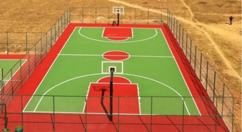 Outdoor Synthetic Basketball Court Flooring For Basketball Playing 