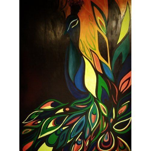 Vibrant Color Attractive Acrylic Painting