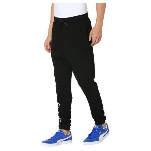 Skin Friendly Black Mens Sports Lower