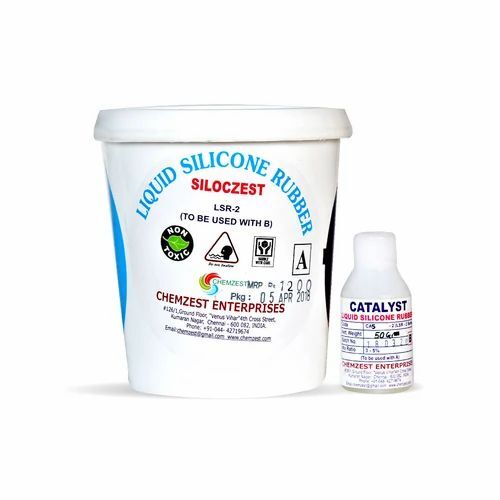 Liquid Silicone Rubber - White Color | Ideal for Mold Making in Fiber Casting, Pattern Making, Shoe Molding, Gypsum Board, Cement & POP, Candle, Statue, and Soap Production