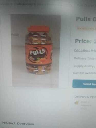 Pulls Orange Flavoured Candy