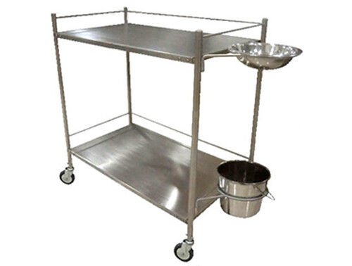 Stainless Steel Hospital Dressing Trolley