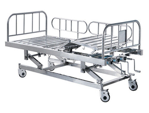 Stainless Steel Manual Hospital Bed