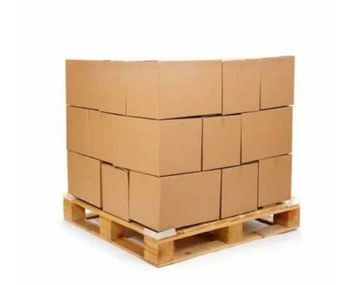 100 Percent Recyclable Eco-Friendly Rectangular Plain Corrugated Board Boxes for Packaging