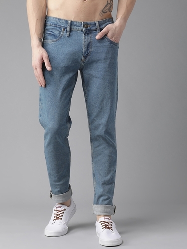 Roadster Men Blue Slim Fit Mid-Rise