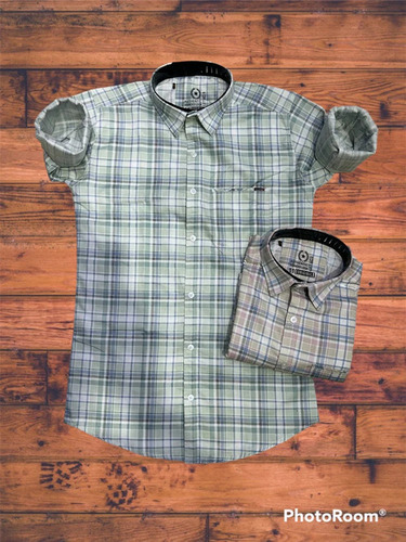 Casual Shirt - Twill Cotton, Check Pattern, Round Collar, One Pocket | Breathable, Washable, Eco-Friendly, Durable, Comfortable, Full Sleeves
