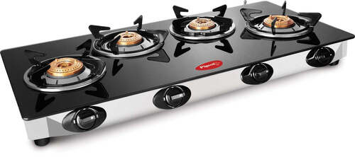 Glass Top 4 Burner Gas Stove