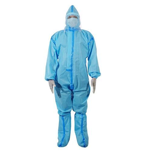 Disposable Blue Color Comfortable To Wear PPE Kit