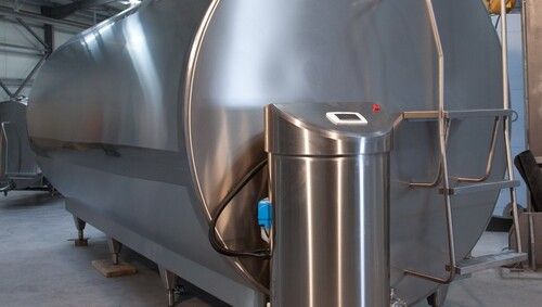 Horizontal Stainless Steel Milk Storage Tank