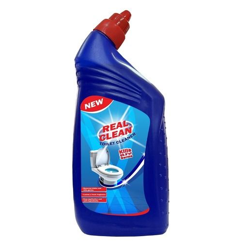 Blue Liquid Toilet Cleaner - Liquid Form, Plastic Bottle , Anti-Bacterial Formula, Effortlessly Removes Hard Stains, Ideal for Home and Hotel Use