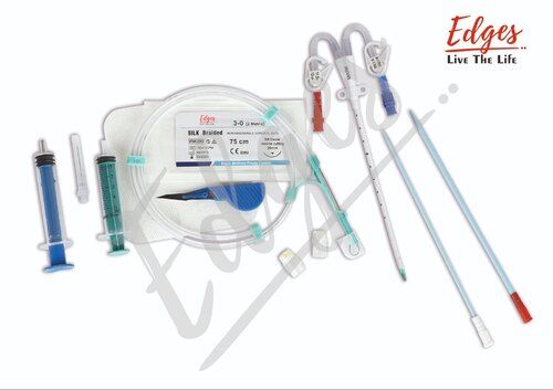 Haemodialysis Catheter Set Long Term Double Lumen 15fr 19cm Straight